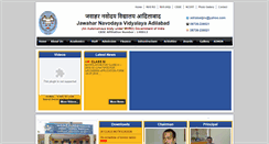 Desktop Screenshot of jnvadilabad.gov.in